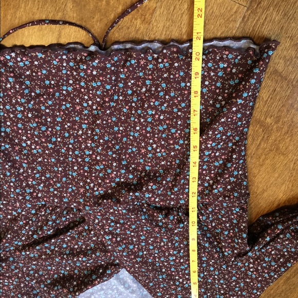 True 90’s Vintage Bell Sleeves Belly Shirt S M - Picture 6 of 8